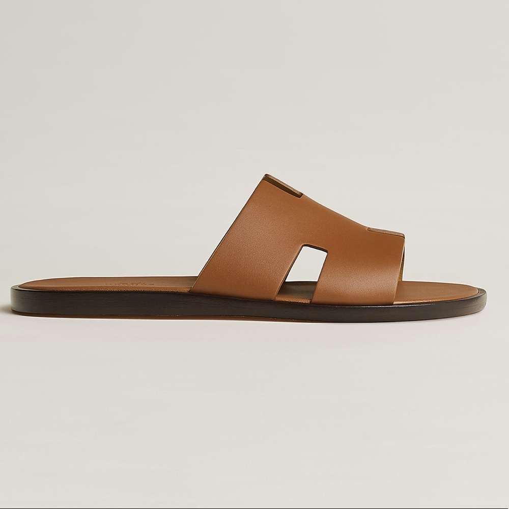 NWB AUTHENTIC MEN’S HERMES IZMIR SANDAL SIZE 11 - Picture 3 of 11